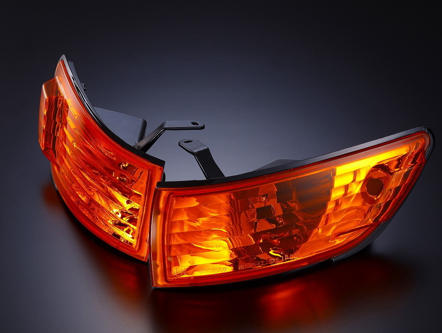 D-MAX S13 Silvia crystal corner lamp -SET( orange )